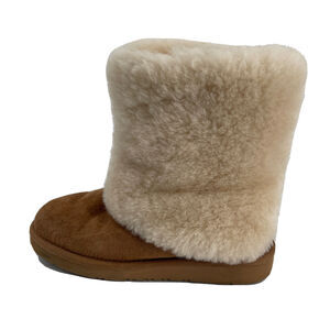 Ugg Patten Shearling Suede Boots Womens 6‎ Chestnut Brown